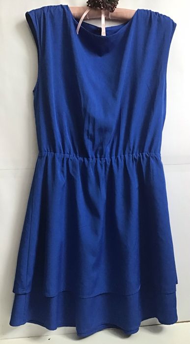 H&M Elegancka Letnia niebieska sukienka damska rozm 38 40 ML