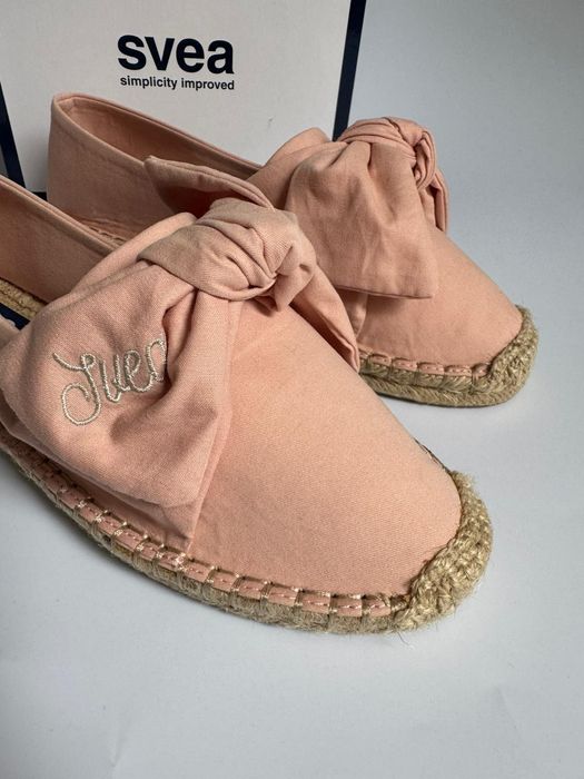 Nowe damskie espadryle SVEA różowe 37