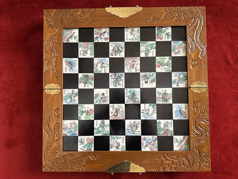 Tabuleiro de Xadrez, vintage