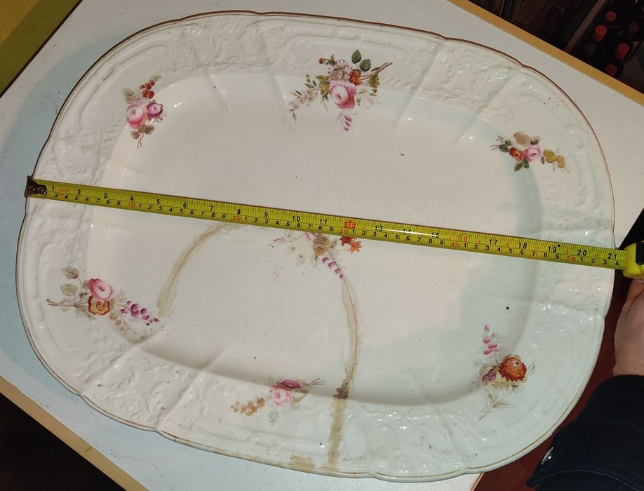 Travessa de cerâmica muito antiga 54cm
