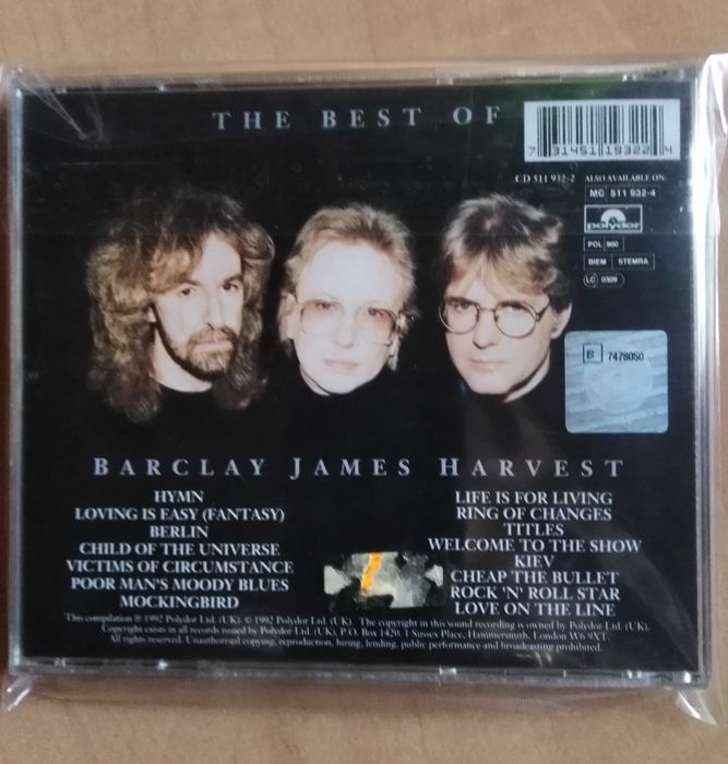 Barclay James Harvest CD wydanie z 1992 Polydor Ltd