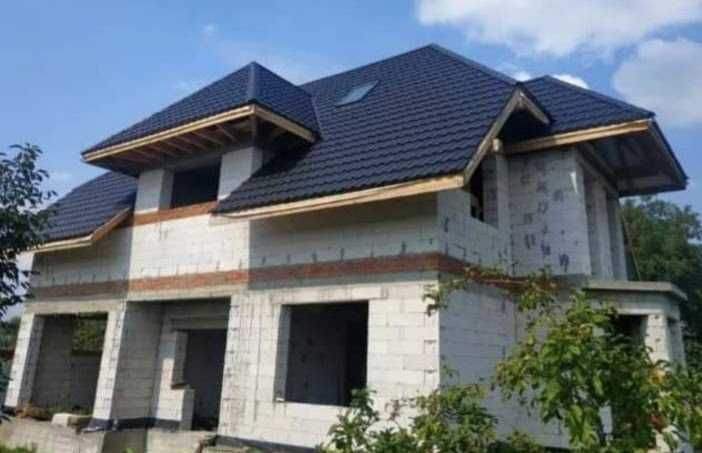 Покрівельні роботи, монтаж даху, металочерепиця