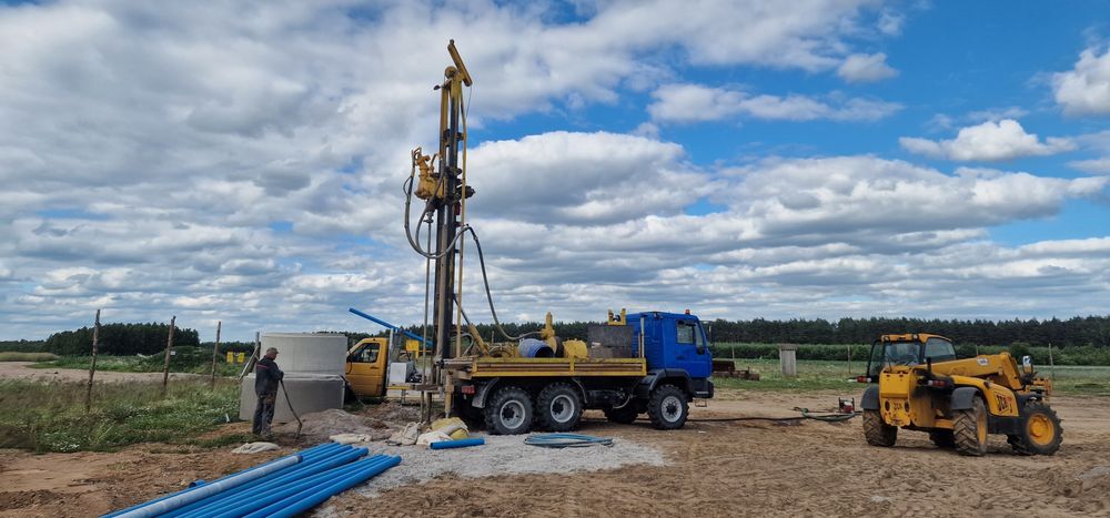 Wiercenie studni, odwierty, pompy ciepla gruntowe