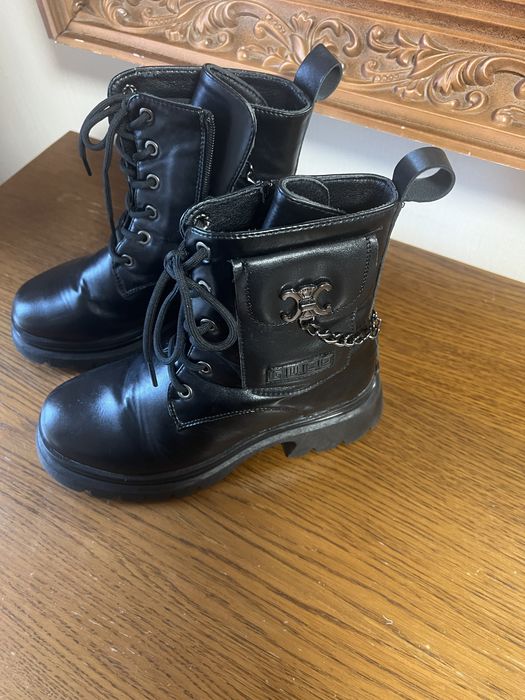 Зимові ботінки, черевики 36 розмір шкіра