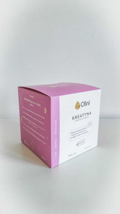 Nowa kreatyna + Witamina B12 Olini, smak Czarny Bez