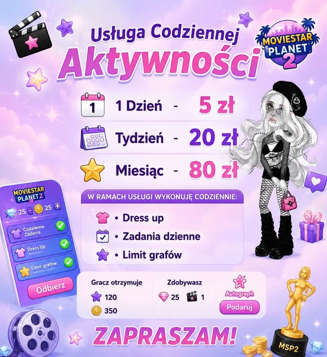 msp2 usługa aktywności