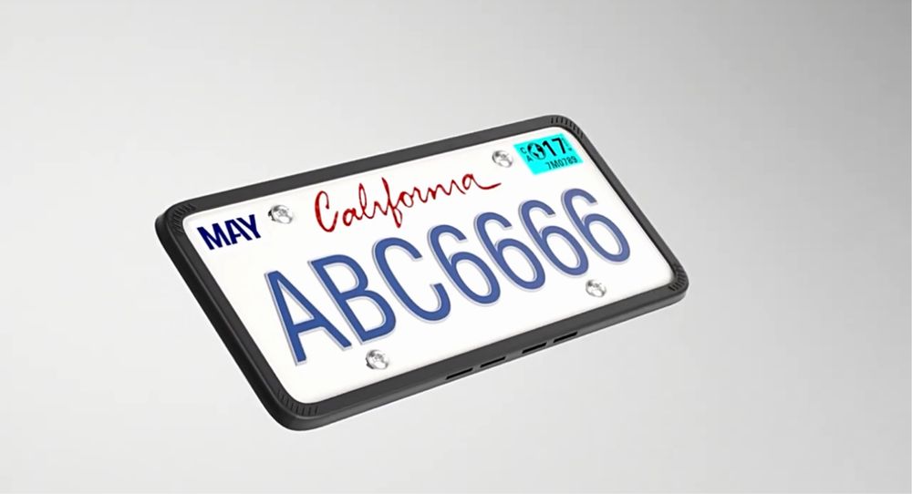 Рамка для американського USA номерного знаку силіконова Premius США