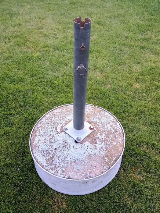 betonowy krąg do parasola ogrodowego