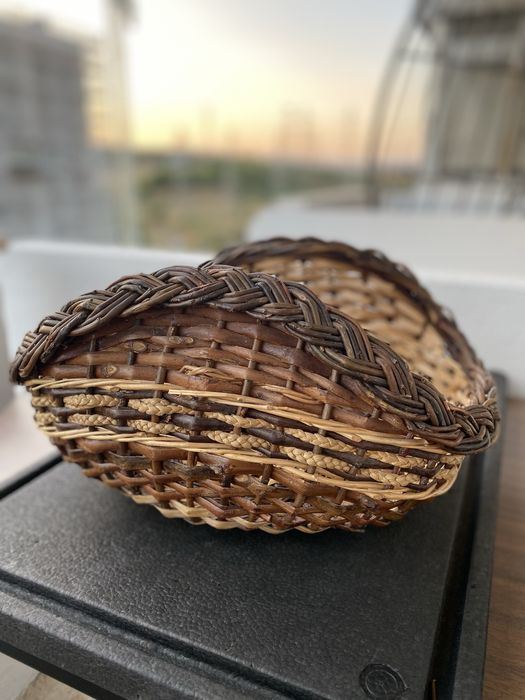 Cesta de Vime Artesanal – 38x30x21 cm