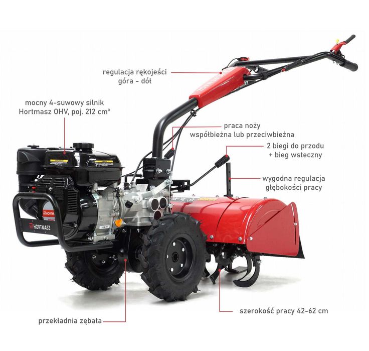 HORTMASZ HGS X520 / Glebogryzarka spalinowa