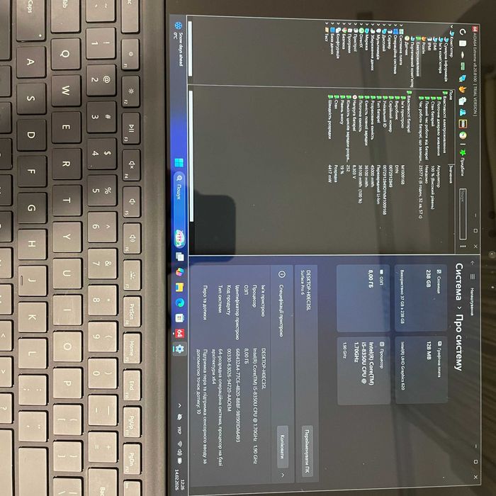 Ноутбук \ Планшет Microsoft Surface Pro 6 12.3"\2К\i5-8350U\8GB, 256GB