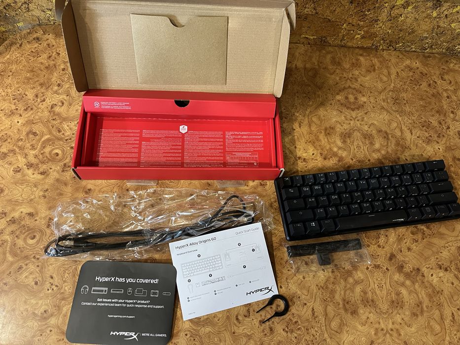 Продам  игровую клавиатуру  HYPERX ALLOY ORIGINS 60