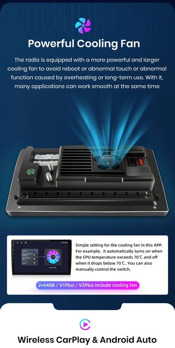 Rádio Android Peugeot Expert 3 Citroen Jumpy 3 SpaceTourer CARPLAY 32G