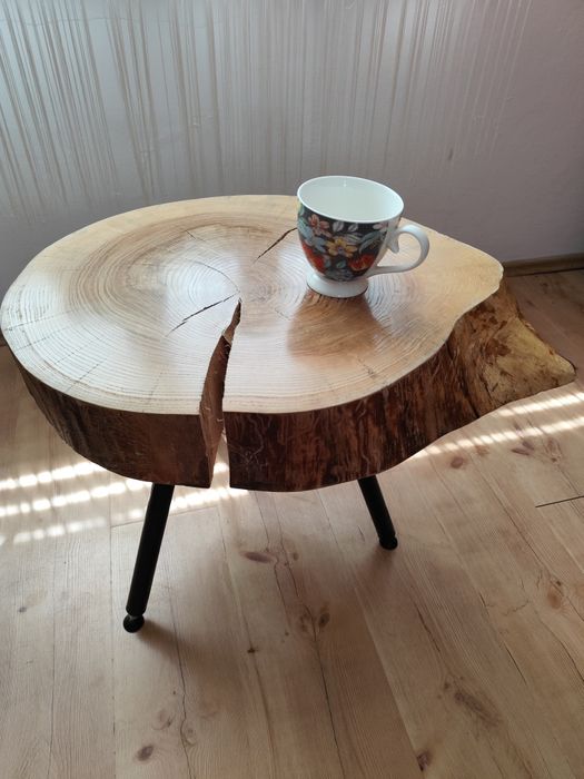 Stolik kawowy - rękodzieło