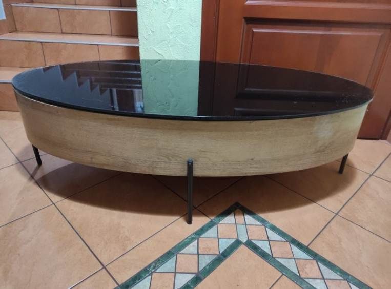 Ława Zenga-czarne szkło