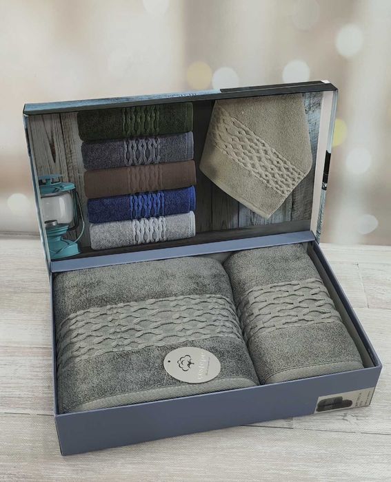 Подарочный набор полотенец Баня и Лицо