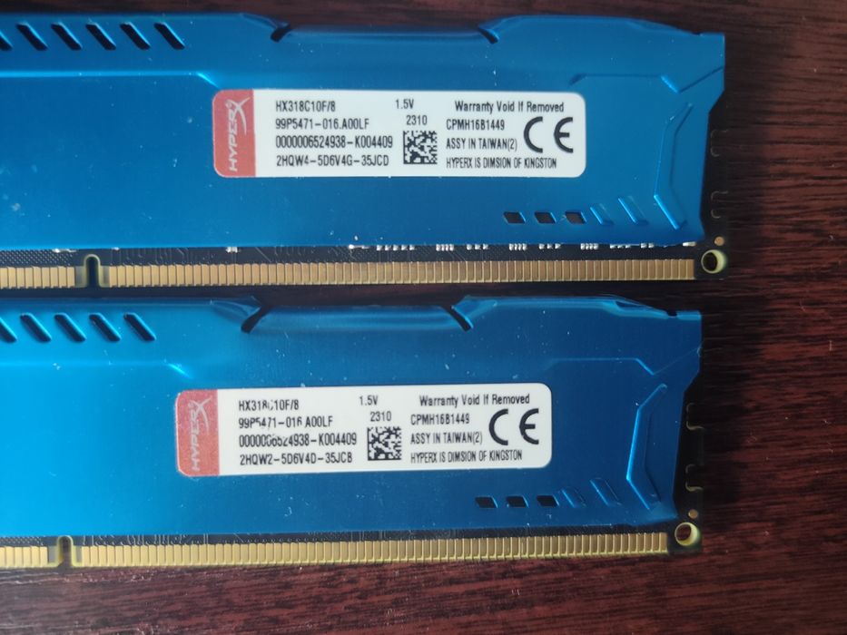 DDR3 hyperx fury 16 gb