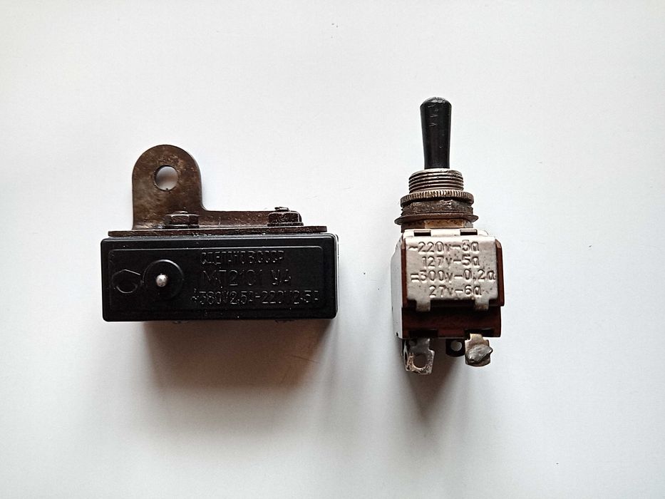 Тумблер, микропереключатель (б/у, ссср).