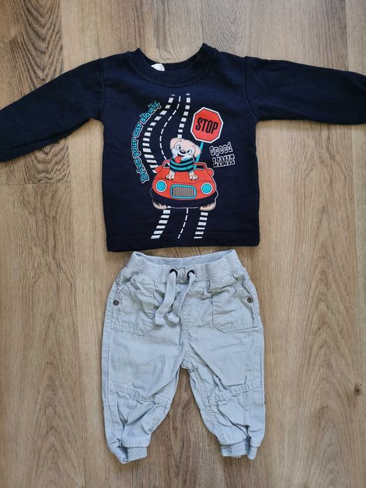 Chłopięcy komplet x 3, r.62/68