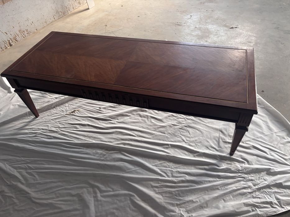 Mesa de centro madeira macica 1,37 comp x 0,37 largura