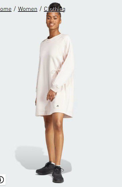 Платье Адидас на флисе