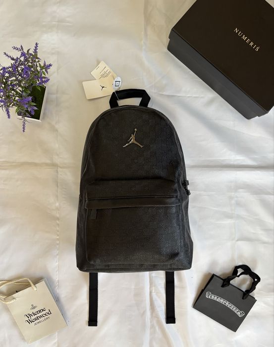 Рюкзак Nike  Jordan Monogram Найк Джордан Монограм Чорний Топ На Школу