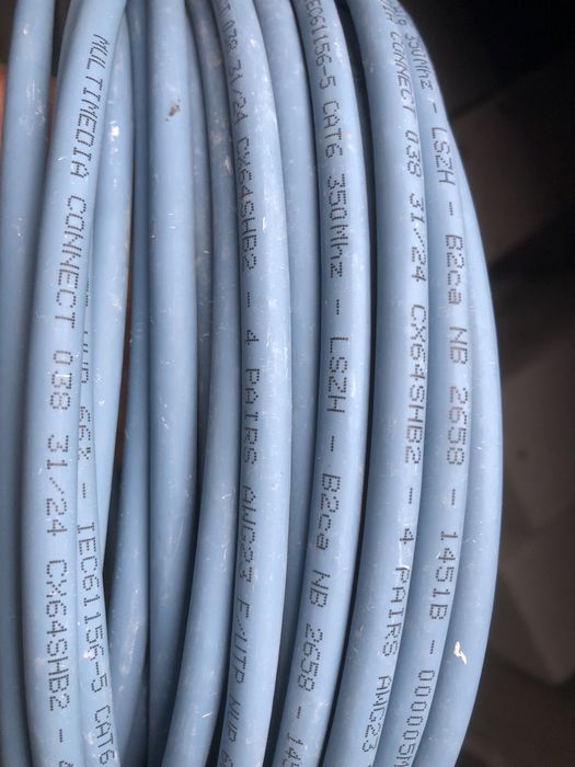 25 m Kabela multimedia connect  cat6 F/ UTP 4P ZH N2 ca