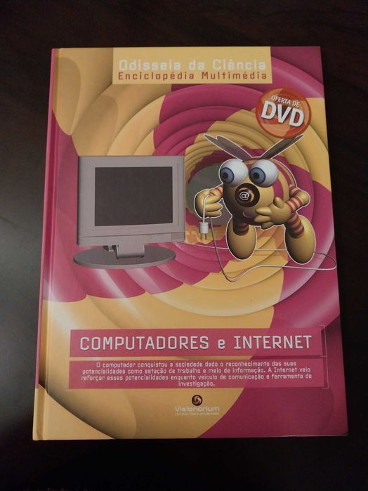Livro pedagógico + DVD "Computadores e Internet", Enciclopédia Multimédia, Odisseia da Ciência (Volume 6)