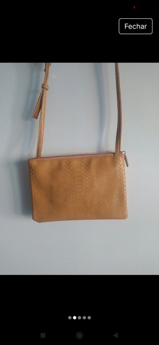 Mala tiracolo cor mostarda da Kiabi