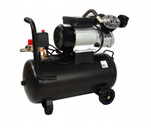 KOMPRESOR sprężarka OLEJOWA 50L 2-TŁOKI 230V 8Bar 4,2KM 088