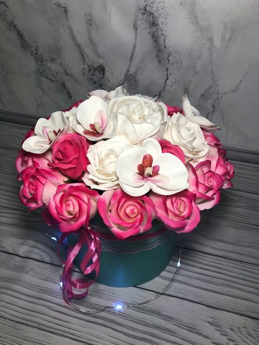 Букети з мильних квітів