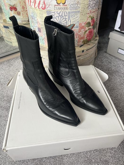 Kowbojki ZARA skóra