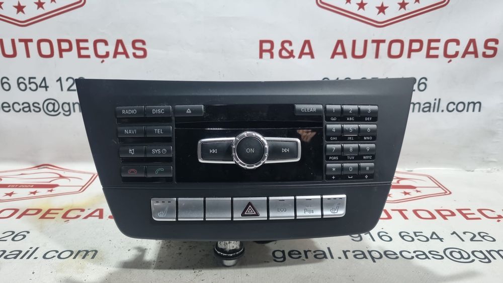 Auto Rádio Mercedes Class C W204 A2049009807 Original