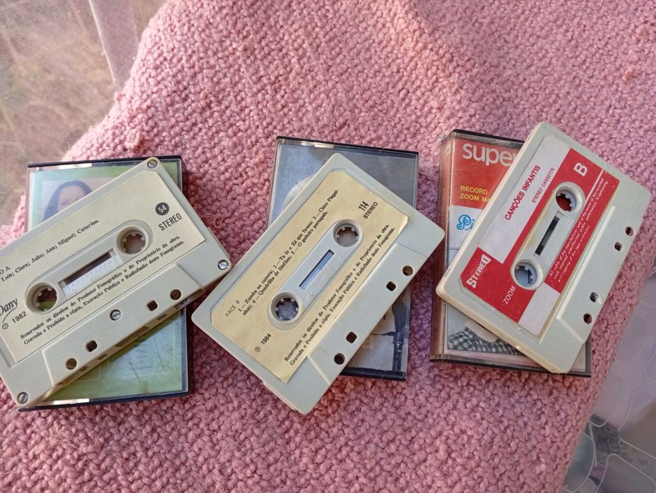 Cassetes de música Anos 80/antigas