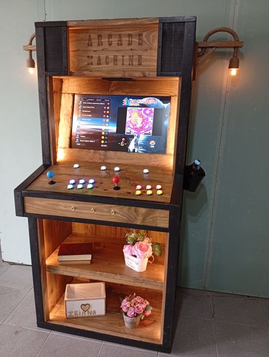 Máquinas Arcade em Madeira Personalizadas | Jogos | Fabrico Artesanal em Paços de Ferreira
