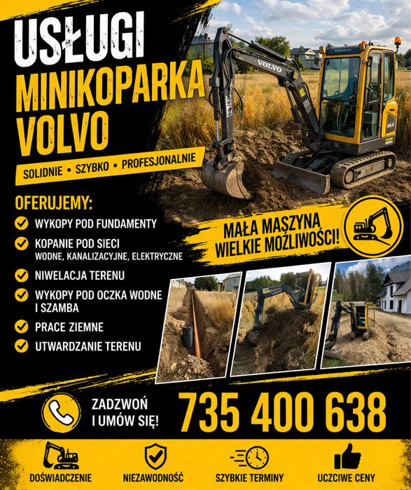 Usługi Minikoparką