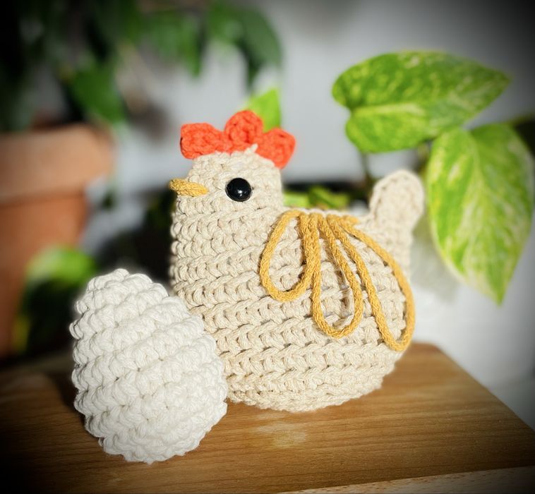 Jajka szydełkowe - rustykalna wielkanoc