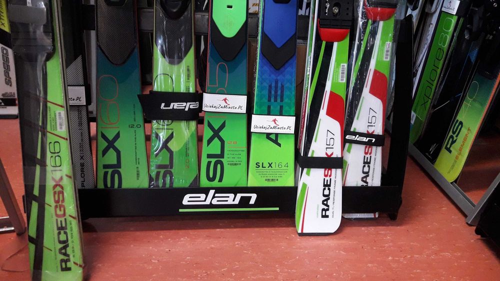 Elan Race SLX nowe i używane 165 160 profil Amphibio Arrow Technology