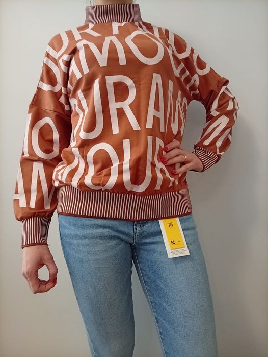 Bluza w literki s/m