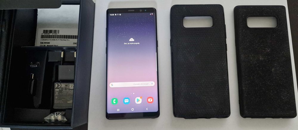 Samsung Galaxy Note 8; SM-N9500, 256GB, Midnight Black