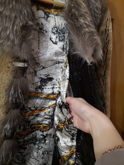 Натуральный  полушубок с мутона