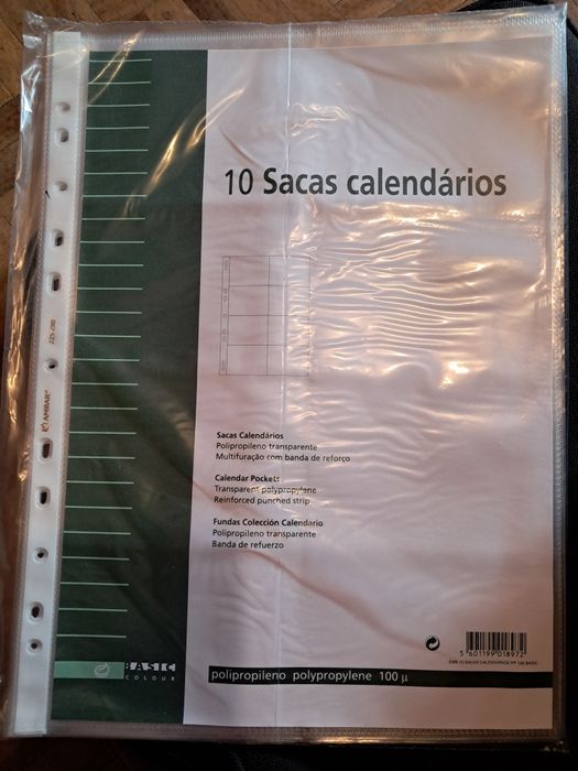 Bolsas para calendários