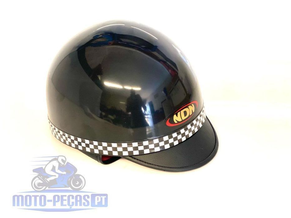 CAPACETE VINTAGE NEDIMOTO KIKO VERMELHO