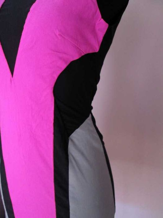 Sukienka prześwitujące wstawki r. 34/36