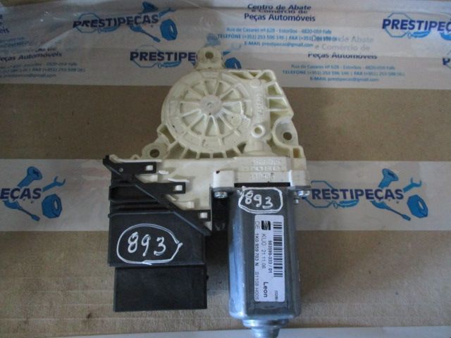 Motor Elevador Vidro 1K0959703N SEAT LEON 2006 TE SEAT  LEON 1P FASE 1  2007 2.0TDI 140CV 5P CINZA ESCURO T ESQ