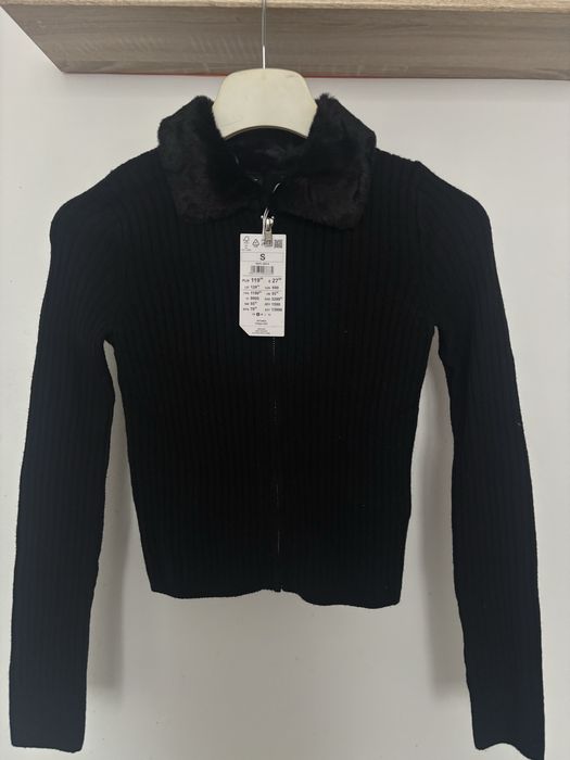 Sweter z cropp z wełną