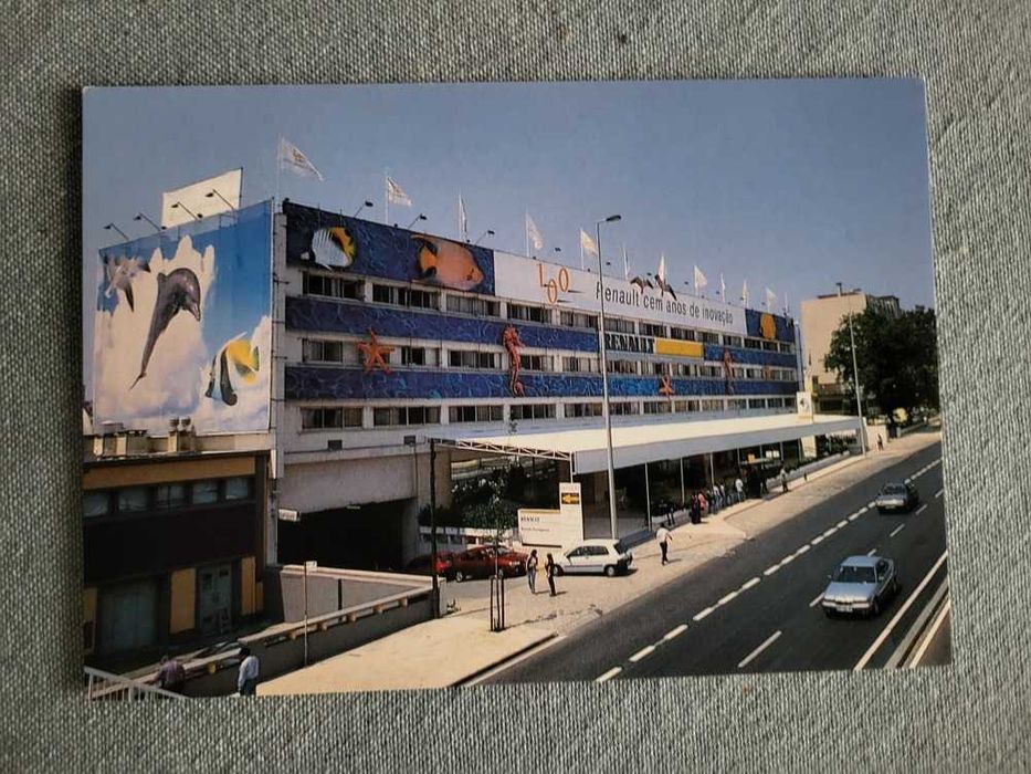 Vintage Renault Headquarters Postcards x 2