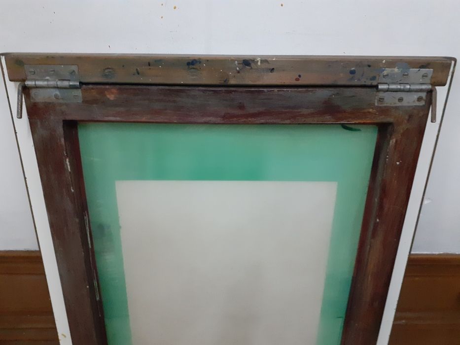 Quadro,  mesa com rede de serigrafia