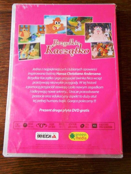 Bajka dla dzieci na DVD Brzydkie Kaczątko