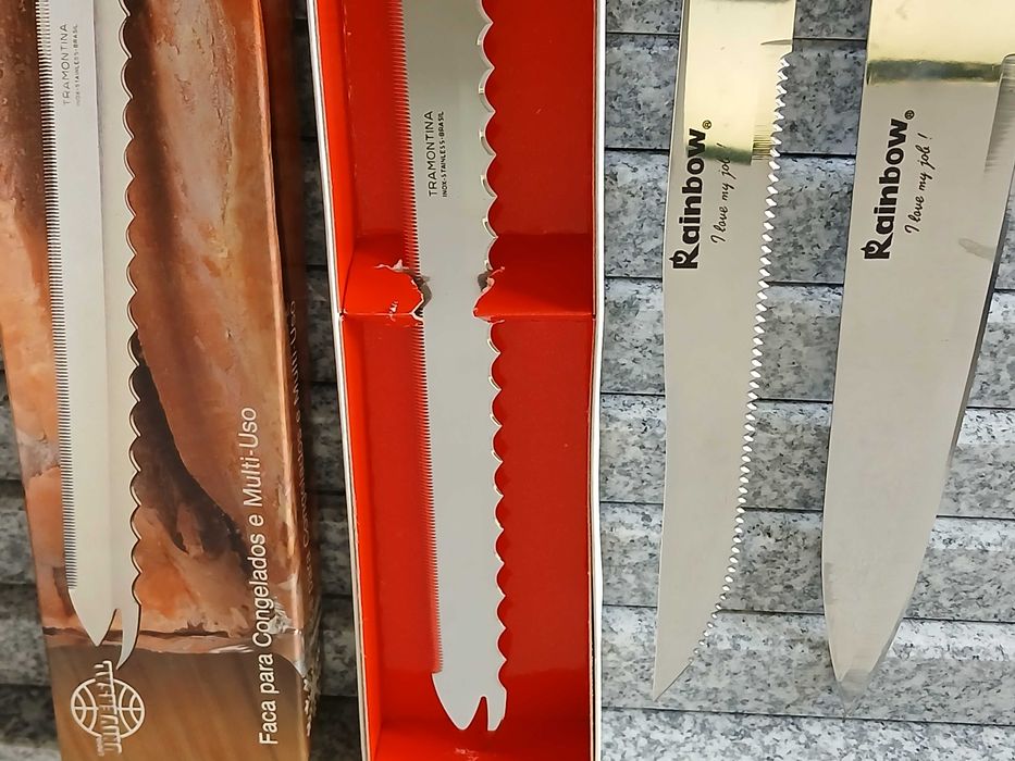 Facas para congelados e cozinha geral